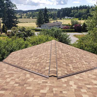 new brown roof slope detail